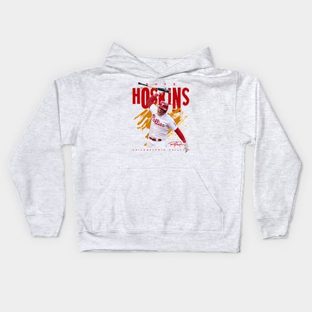 Rhys Hoskins Kids Hoodie by Juantamad